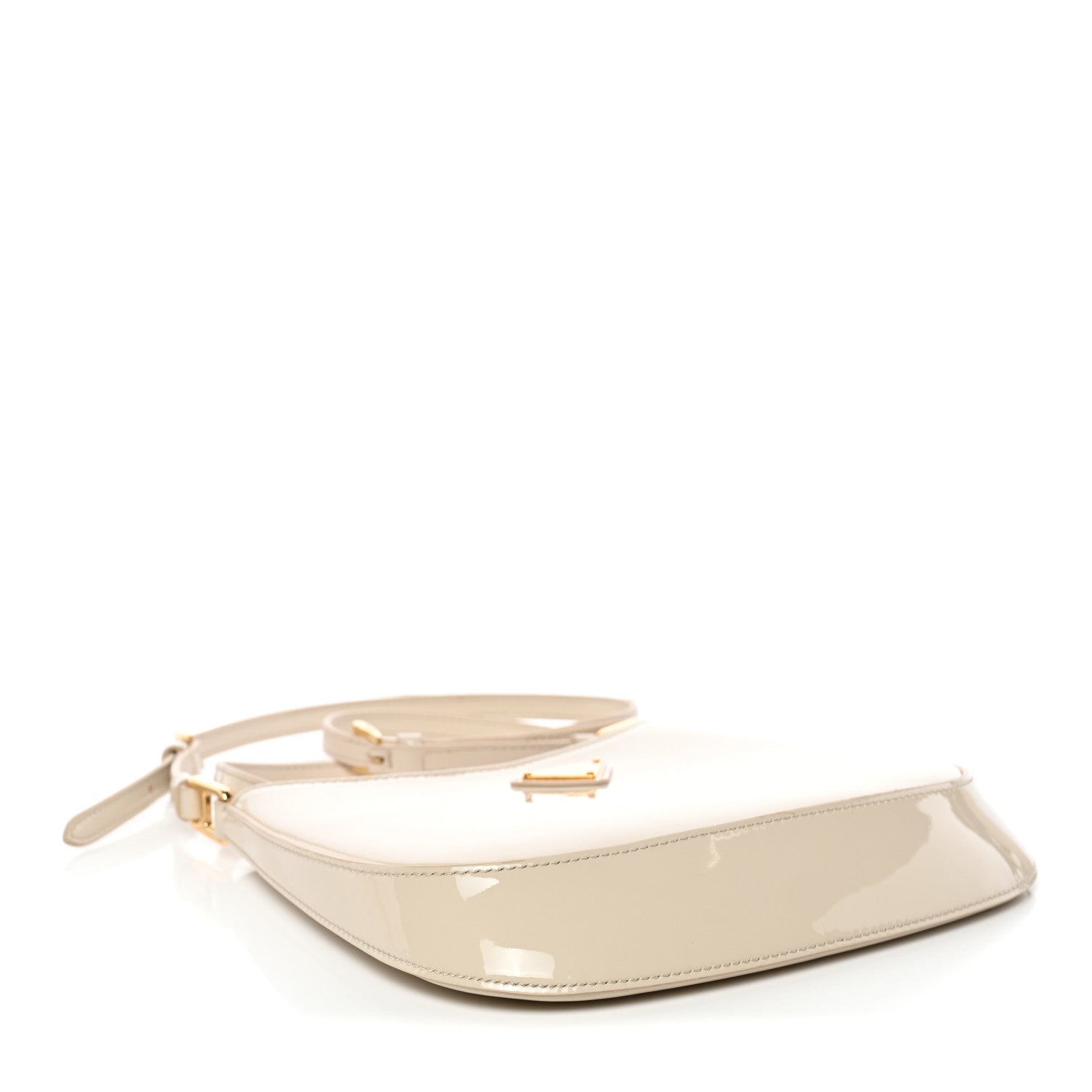 Prada Spazzolato Cleo Shoulder Bag Avorio 4 of 13