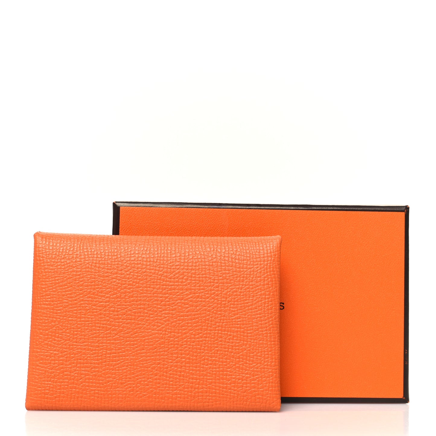 Epsom Calvi Duo Card Case Orange