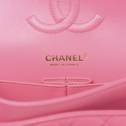 Chanel Caviar Quilted Medium Double Flap Pink 6 of 9