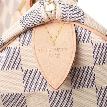 Louis Vuitton Damier Azur Speedy 30 6 of 8
