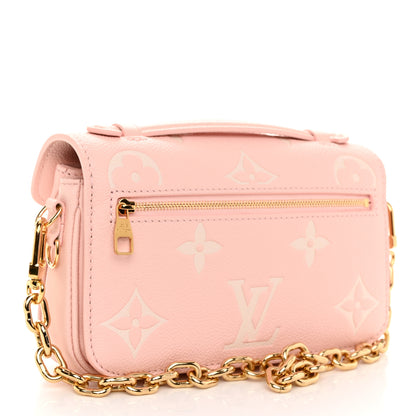 Louis Vuitton Empreinte Monogram Giant Pochette Metis East West Pink Beige 3 of 10