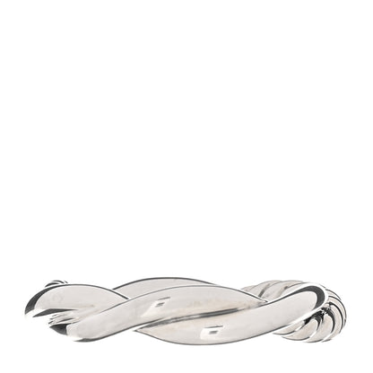 David Yurman Sterling Silver Diamond Petite Infinity Twist Ring 50 5.5 3 of 4