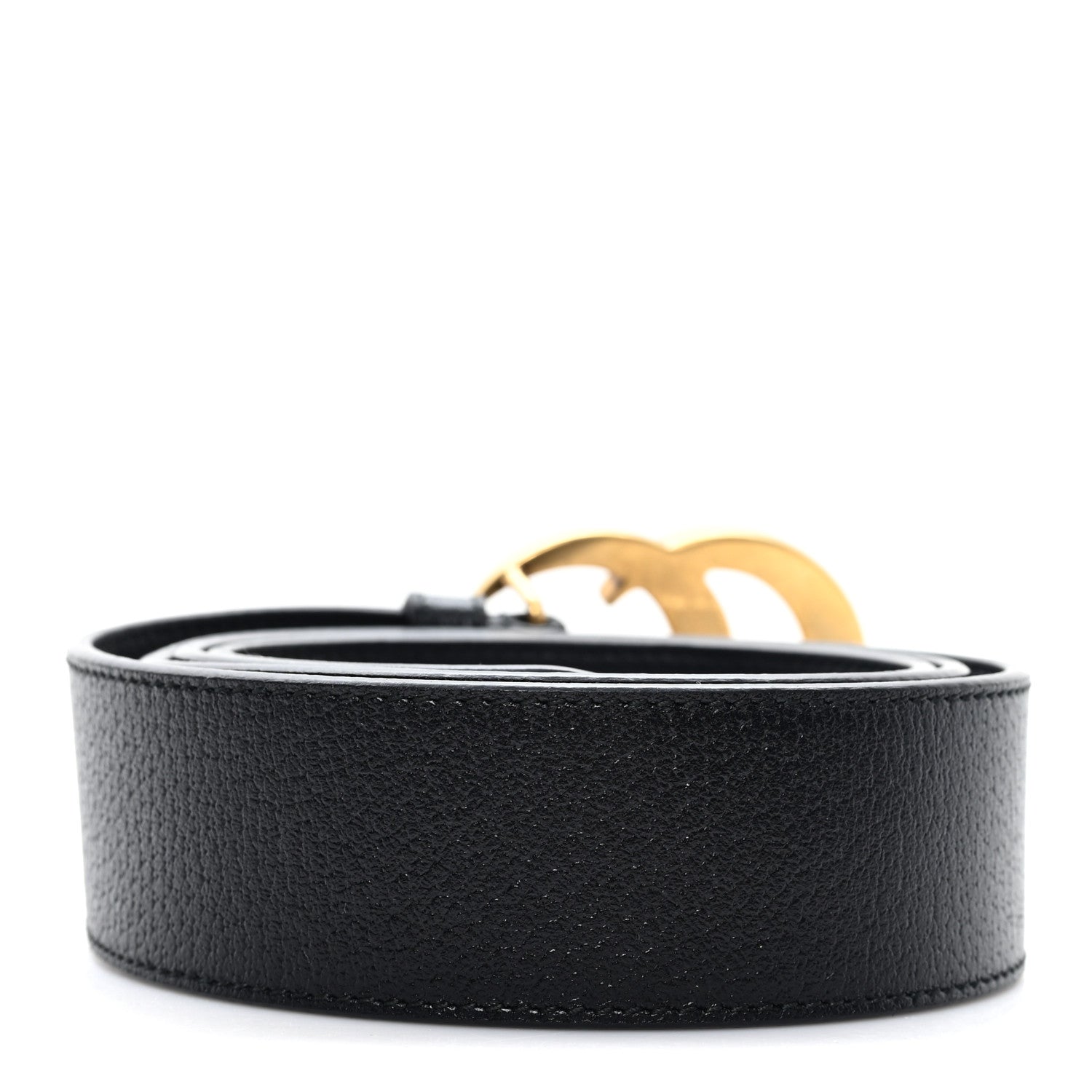 Gucci Textured Calfskin Double G 40mm Belt 105 42 Black 2 of 4