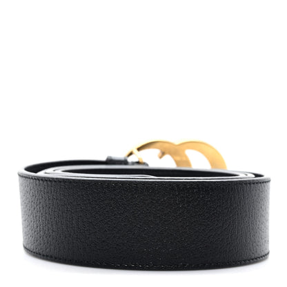 Gucci Textured Calfskin Double G 40mm Belt 105 42 Black 2 of 4