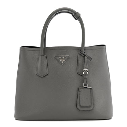 Prada Saffiano Cuir Medium Double Bag Marmo 1 of 13