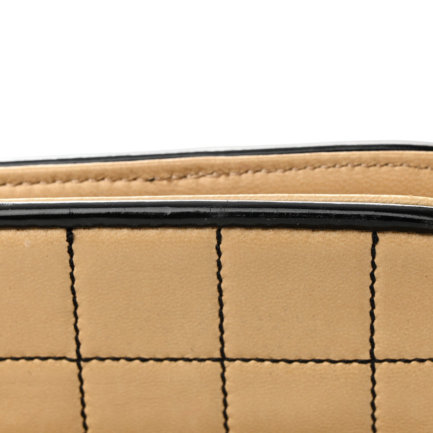 Chanel Lambskin Reissue Chocolate Bar Flap Beige Black 13 of 23