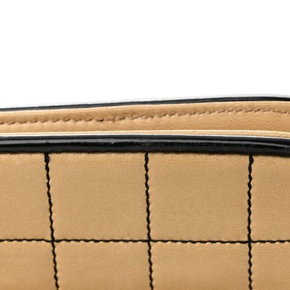 Chanel Lambskin Reissue Chocolate Bar Flap Beige Black 13 of 23