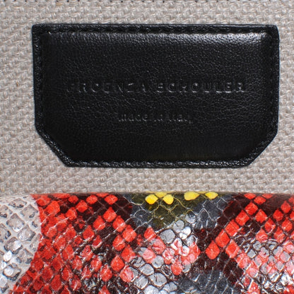 Proenza Schouler Canvas and Python Embossed Leather PS1 Small Keep All 5 of 7