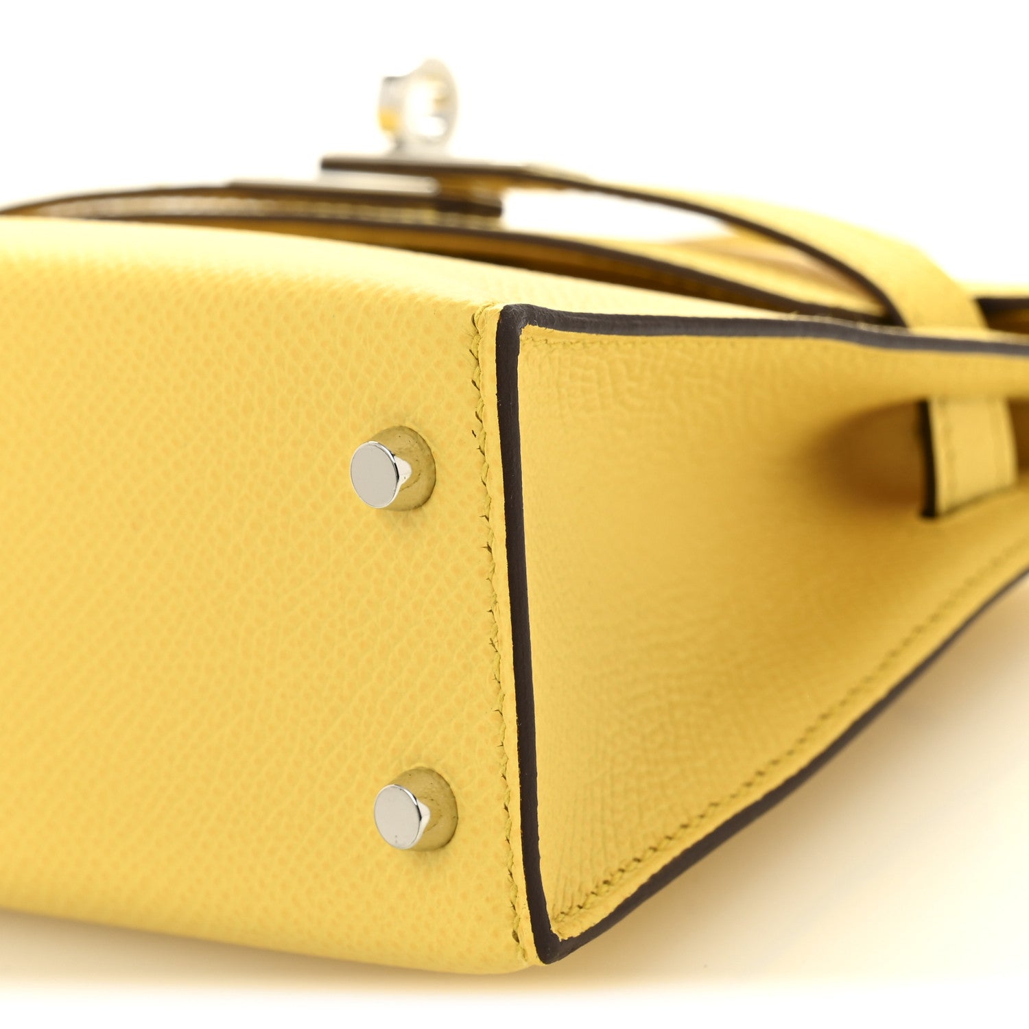 Hermes Epsom Mini Kelly Sellier 20 Jaune Mango 11 of 12