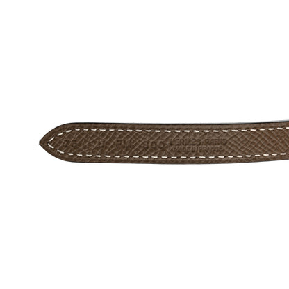 Hermes Epsom Swift 13mm H Belt 75 30 Etoupe Black 2 of 11