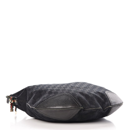 Gucci Monogram Large Princy Hobo Black 4 of 13