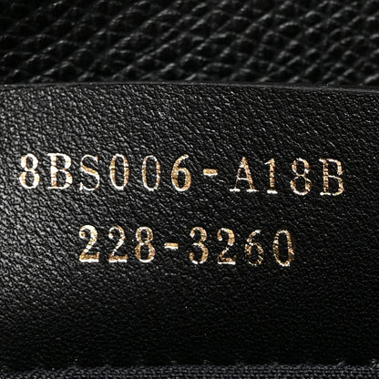 Fendi Lucido F is Fendi Medium Envelope Wallet on Chain Black 7 of 11