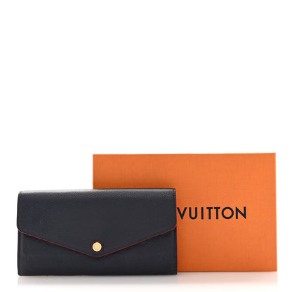 Louis Vuitton Empreinte Sarah Wallet NM  Marine Rouge 10 of 10