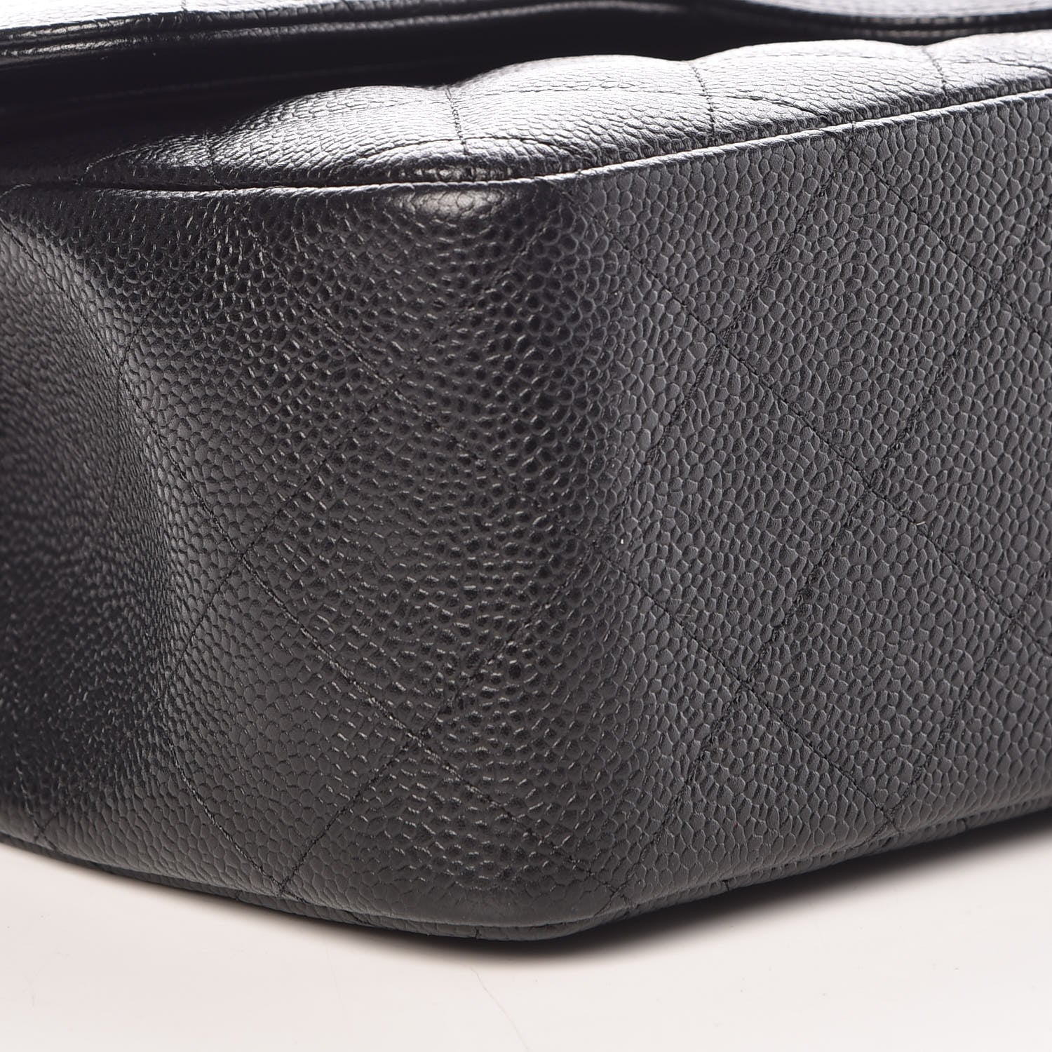 Chanel Caviar Quilted Jumbo Double Flap Black 8 of 10
