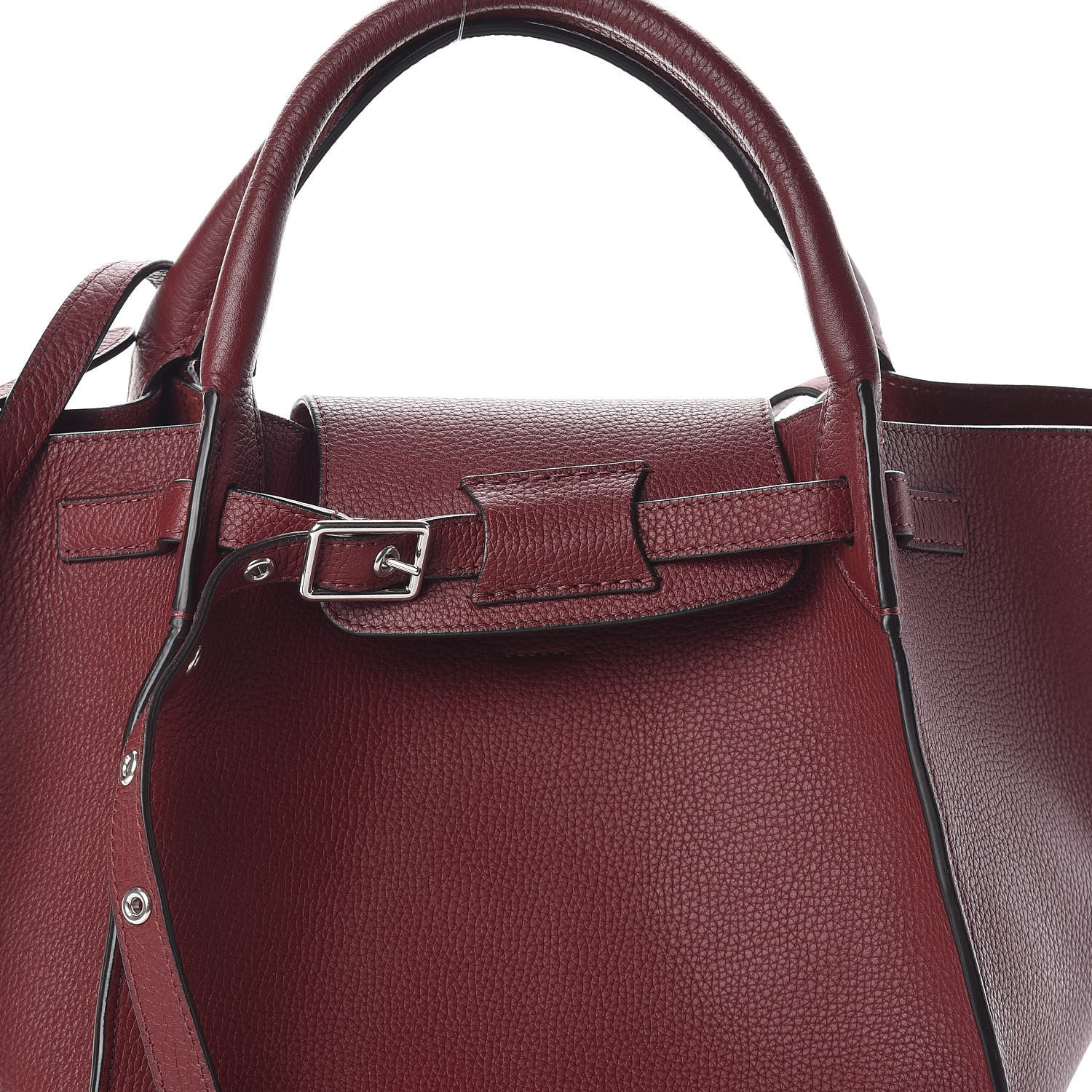 Celine Supple Grained Calfskin Small Big Bag Wine 7 of 9