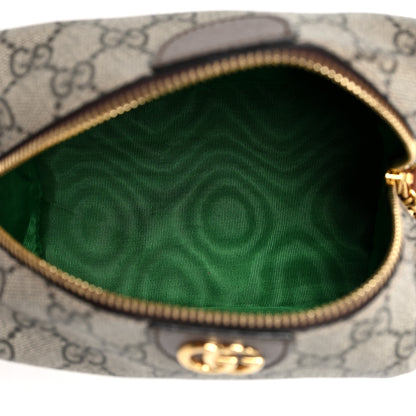 Gucci Soft GG Supreme Monogram Calfskin Medium Ophidia Cosmetic Case Beige Ebony New Acero 4 of 6