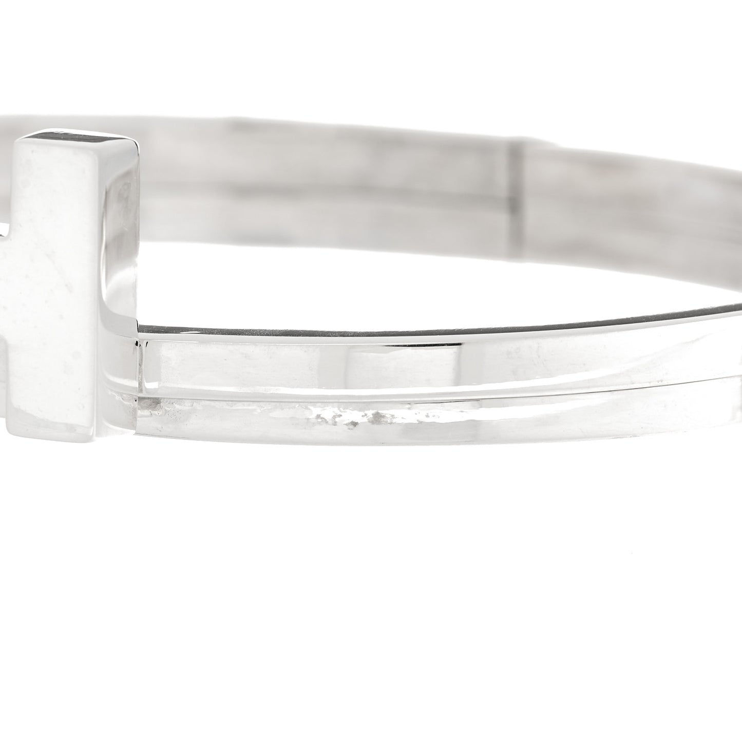 Sterling Silver Diamond T Square Wrap Bracelet