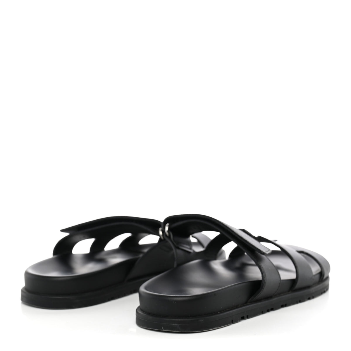 Calfskin Womens Chypre Sandals 38 Black