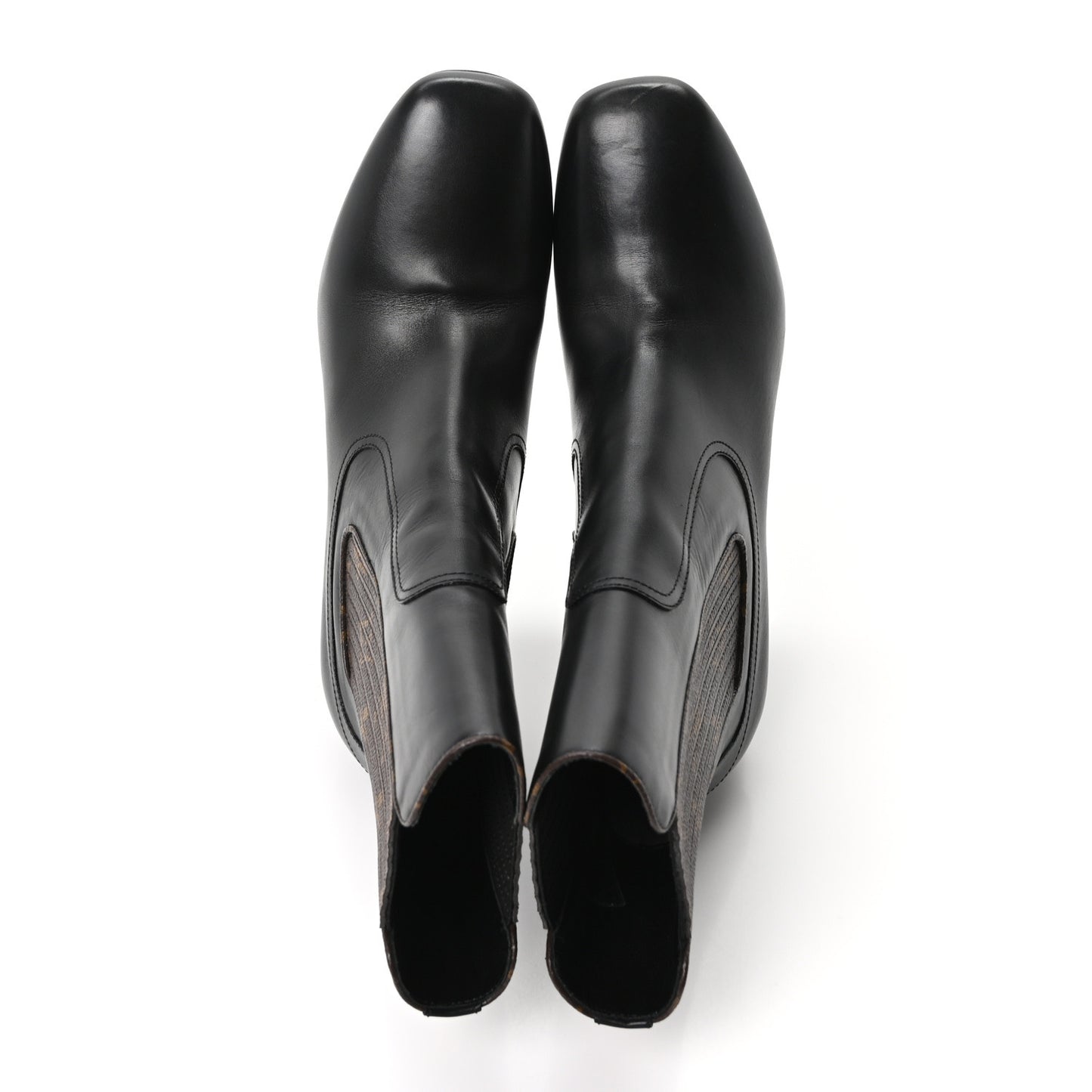 Calfskin Monogram Silhouette Chelsea Ankle Boots 41