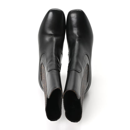 Louis Vuitton Calfskin Monogram Silhouette Chelsea Ankle Boots 41 2 of 9