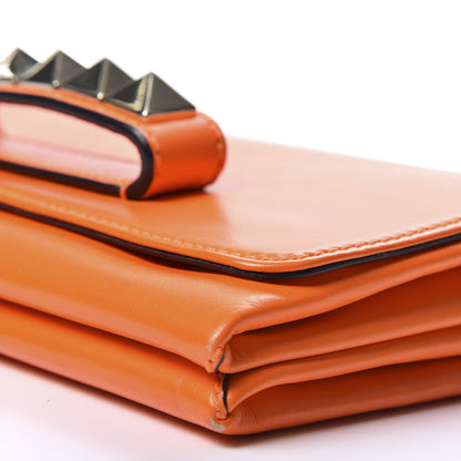 Valentino Garavani Calfskin Va Va Voom Shoulder Bag Orange 6 of 15