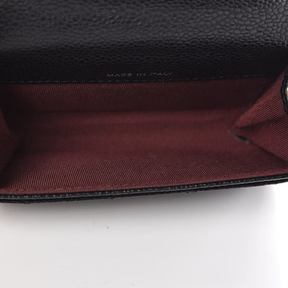 Chanel Caviar Quilted Flap Card Holder Black 5 of 11