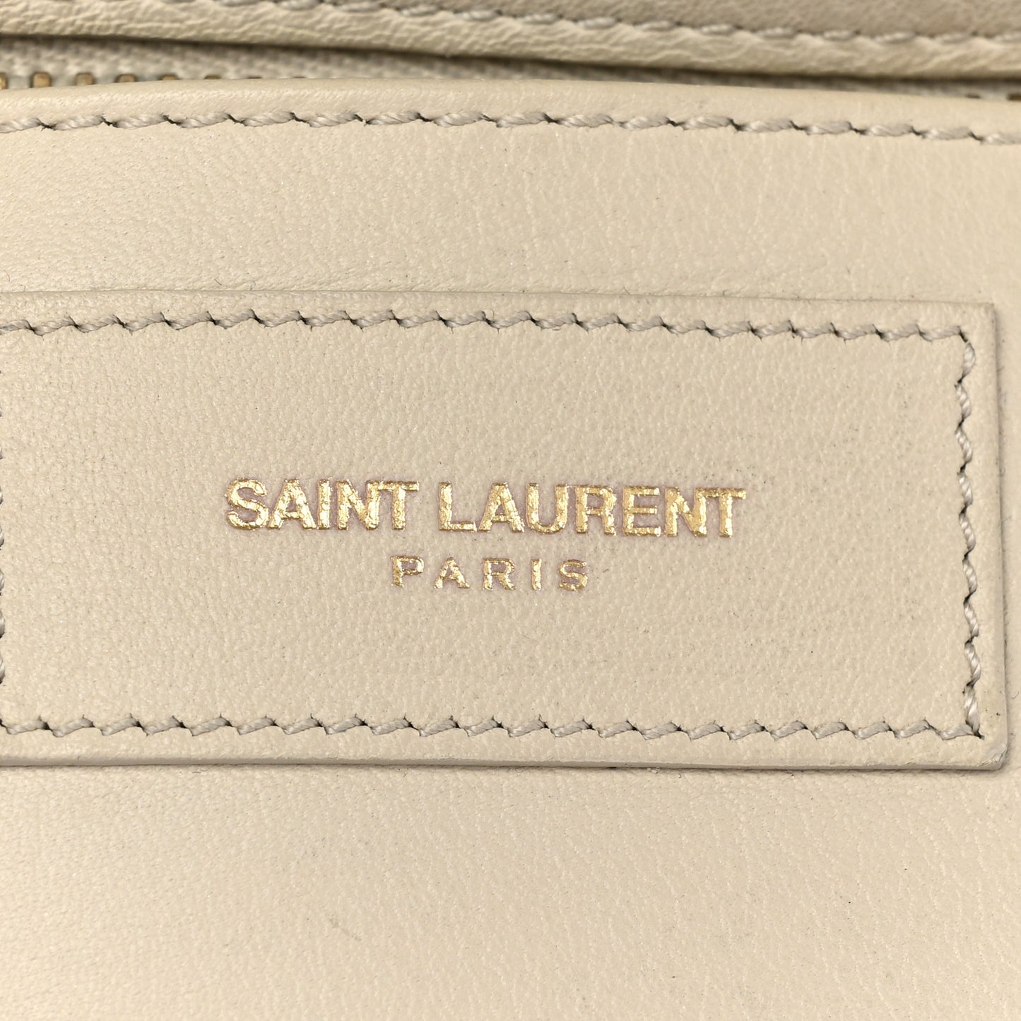 Calfskin Small Classic Y Cabas Chalk
