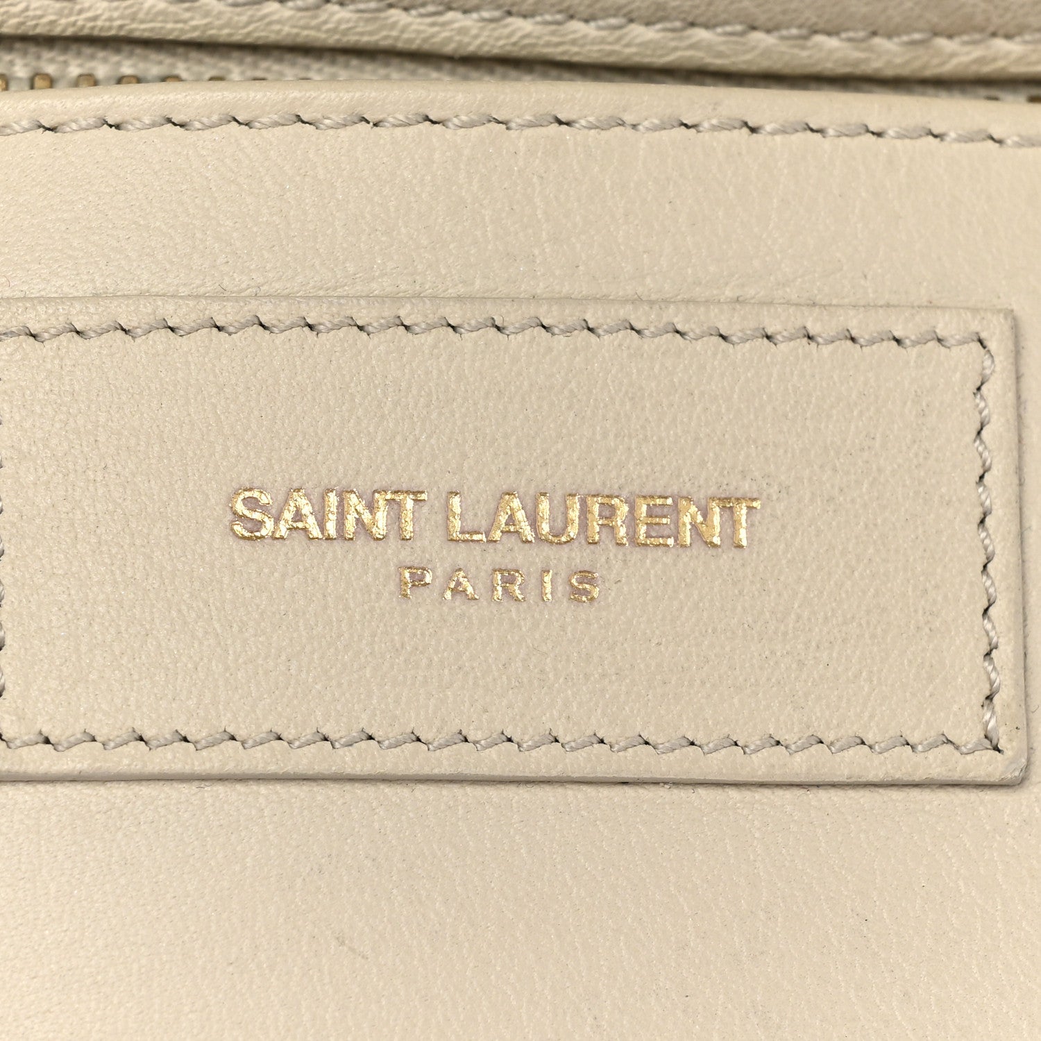 Saint Laurent Calfskin Small Classic Y Cabas Chalk 6 of 16