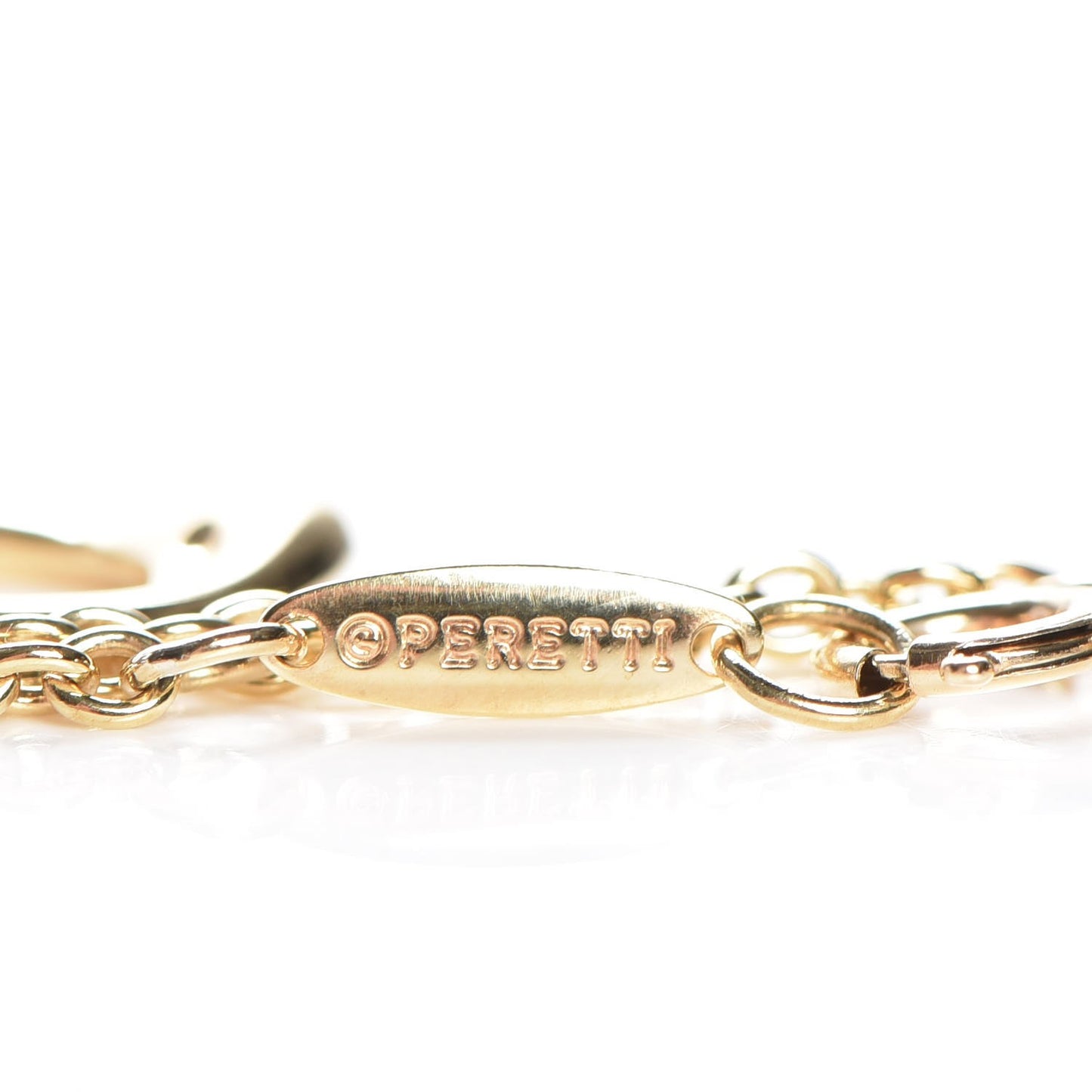 18K Yellow Gold Elsa Peretti Open Heart Bracelet
