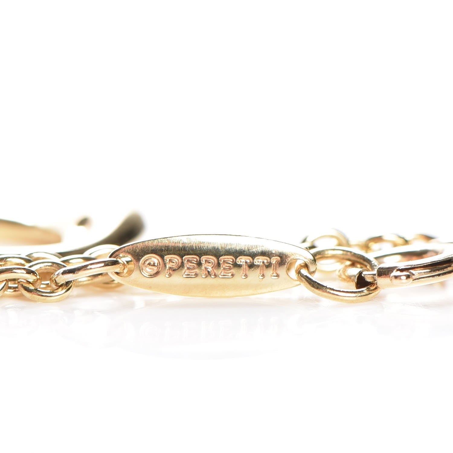 Tiffany 18K Yellow Gold Elsa Peretti Open Heart Bracelet 6 of 9