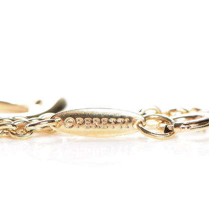 Tiffany 18K Yellow Gold Elsa Peretti Open Heart Bracelet 6 of 9