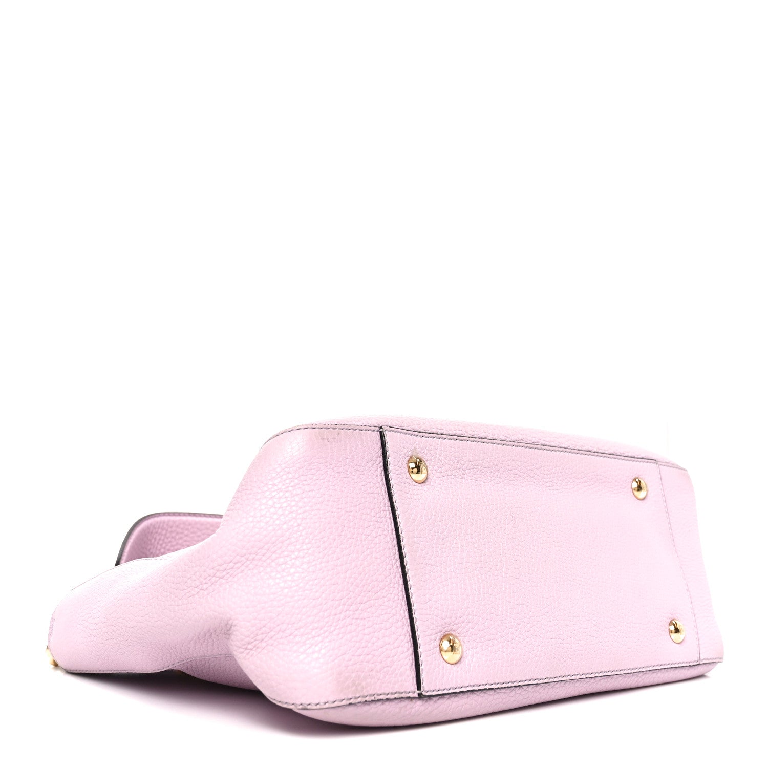 Fendi Cuoio Romano Selleria Small FF Tote Cipria 1861434