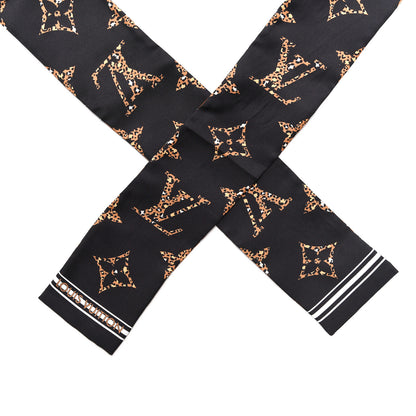 Louis Vuitton Silk Monogram Giant Jungle Bandeau Black 2 of 3