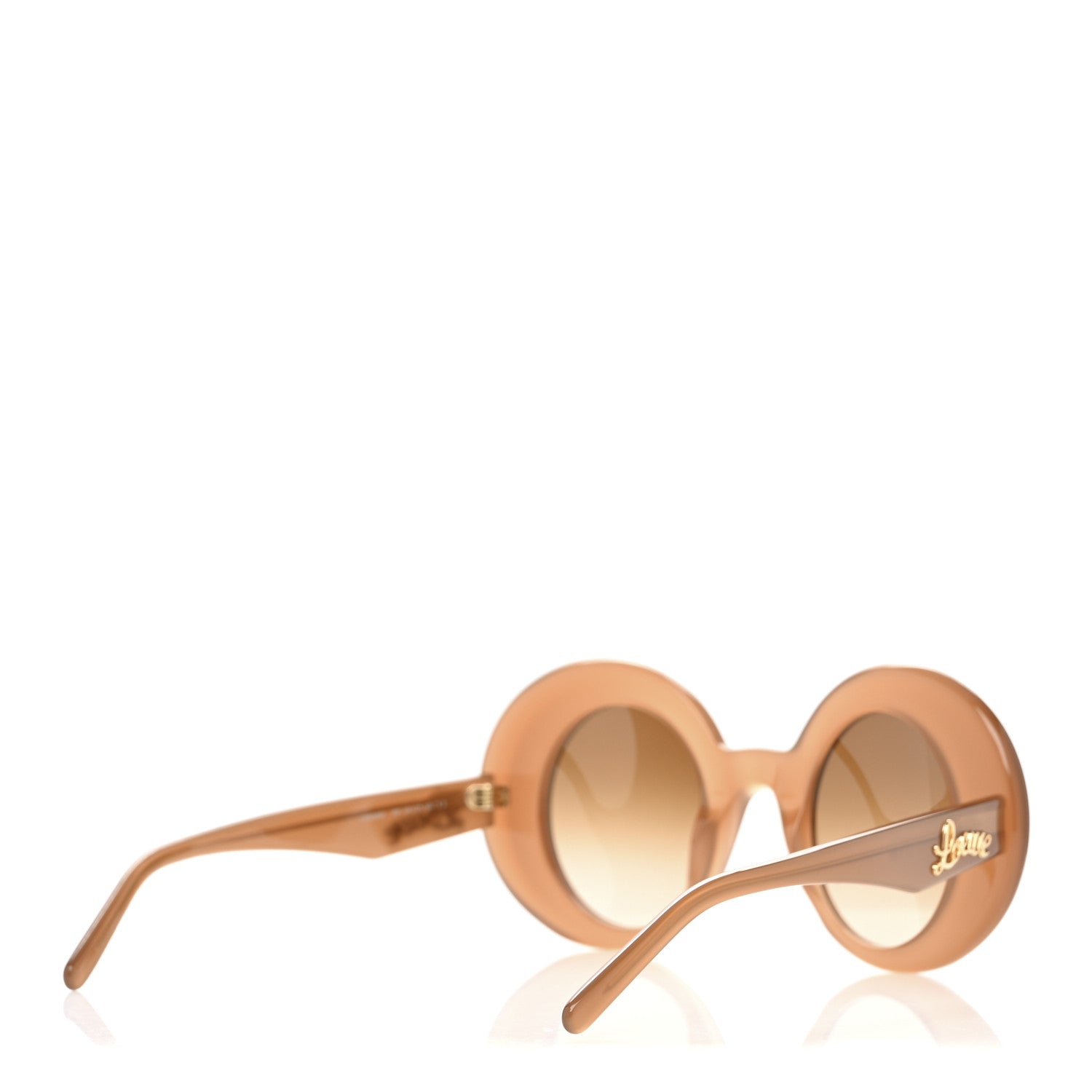 Loewe Acetate Round Sunglasses LW40089I Light Caramel 4 of 8