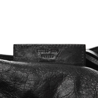 Balenciaga Agneau Classic Hardware Perforated Dot City Black 8 of 11