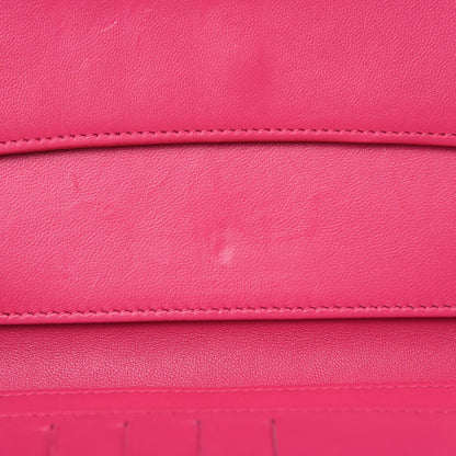 Chanel Lambskin Quilted Large Flap Wallet Pink 11 of 13