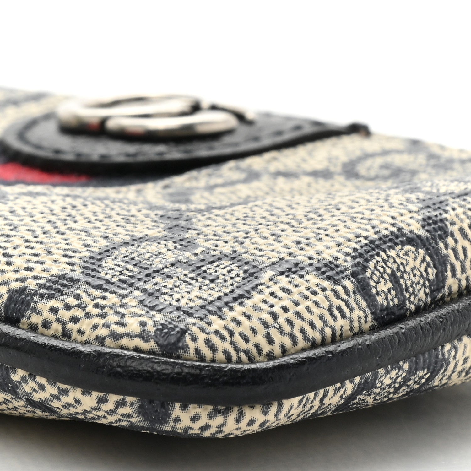 Gucci GG Supreme Monogram Web Ophidia Key Case Beige Blue 8 of 12