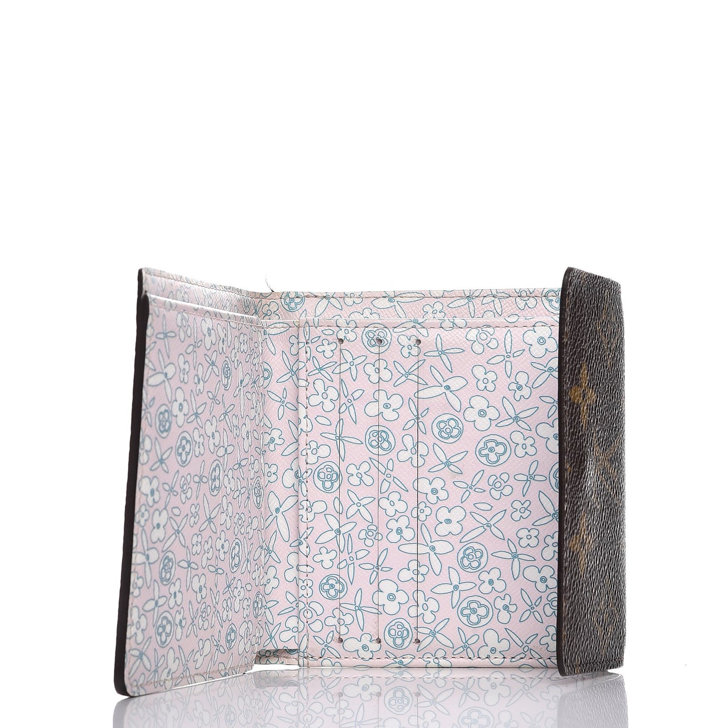 Monogram Fleuri Elise Wallet Rose