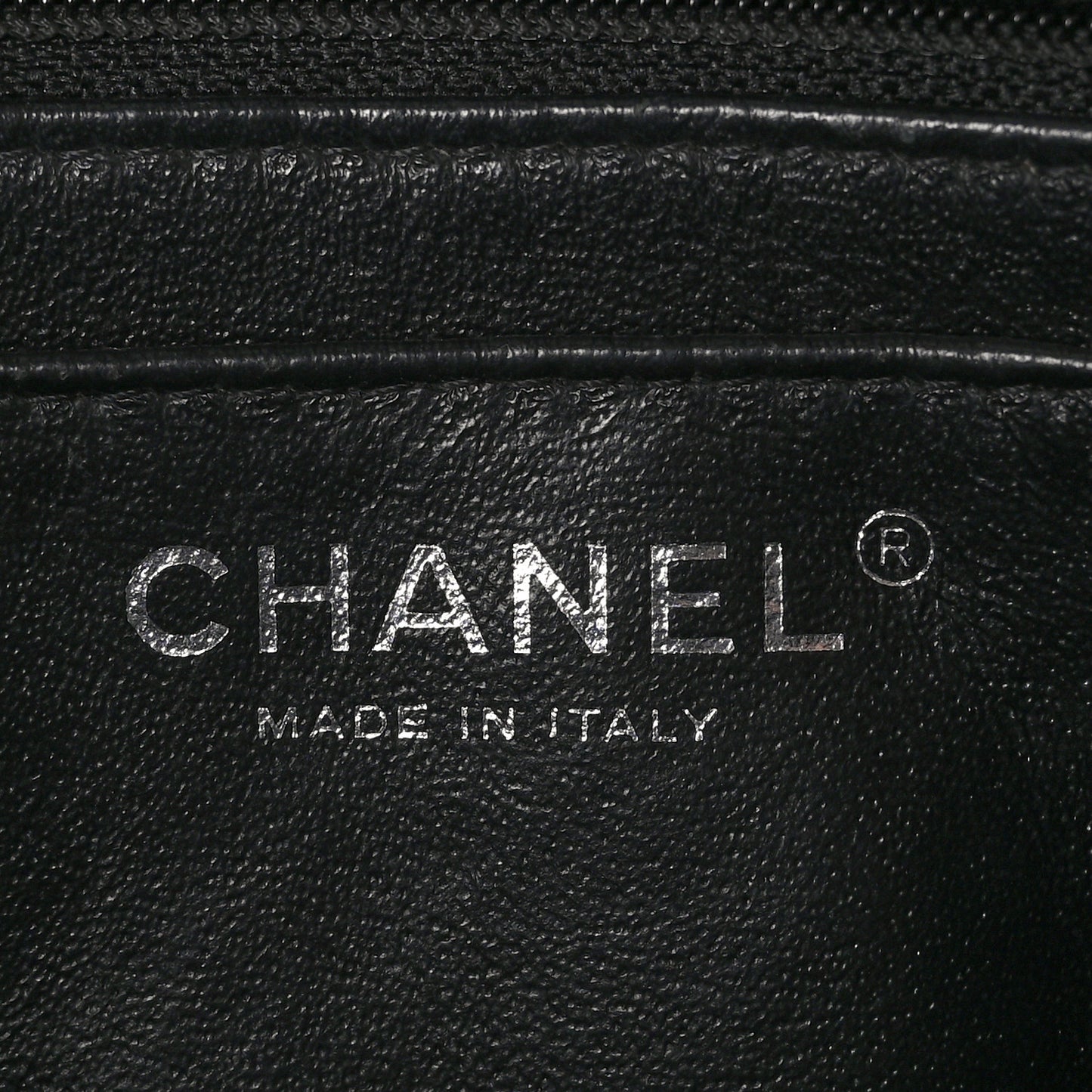 Patent Calfskin Quilted Mini Rectangular Flap Black