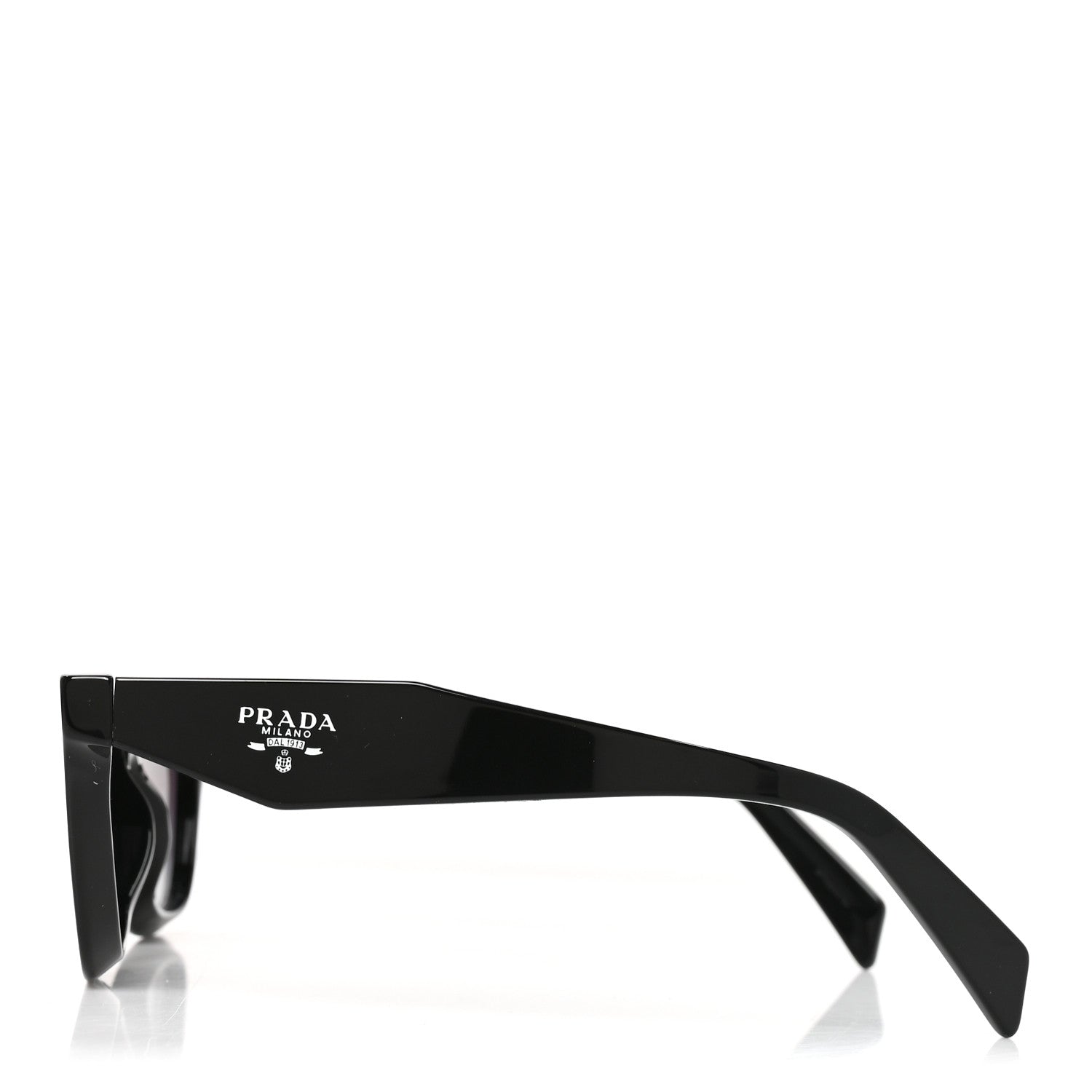 Prada Acetate Square Sunglasses SPR C07 Black 3 of 7