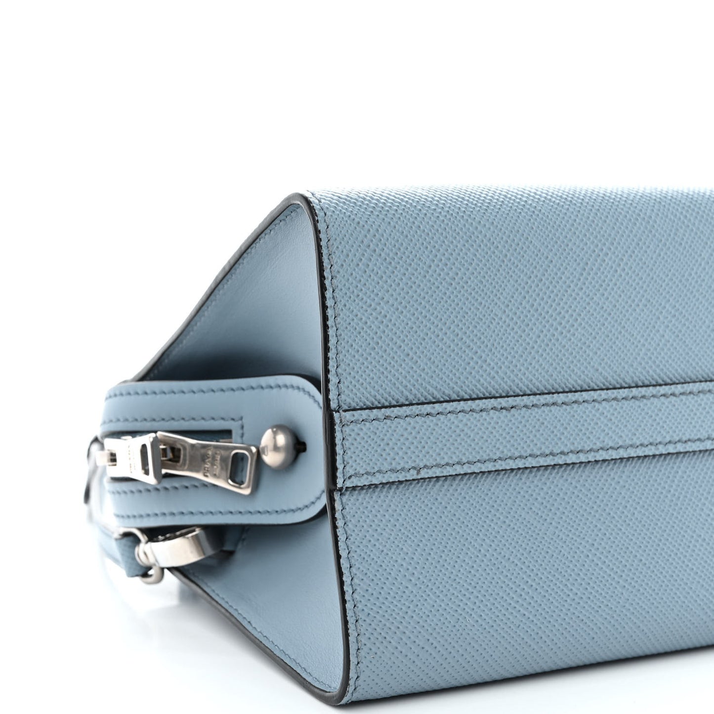 Saffiano Cuir Calfskin Mini Monochrome Top Handle Tote Astrale