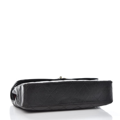 Chanel Lambskin Quilted Medium Double Flap Black 4 of 10