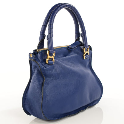 Chloe Calfskin Small Marcie Satchel Sea Water 4 of 10