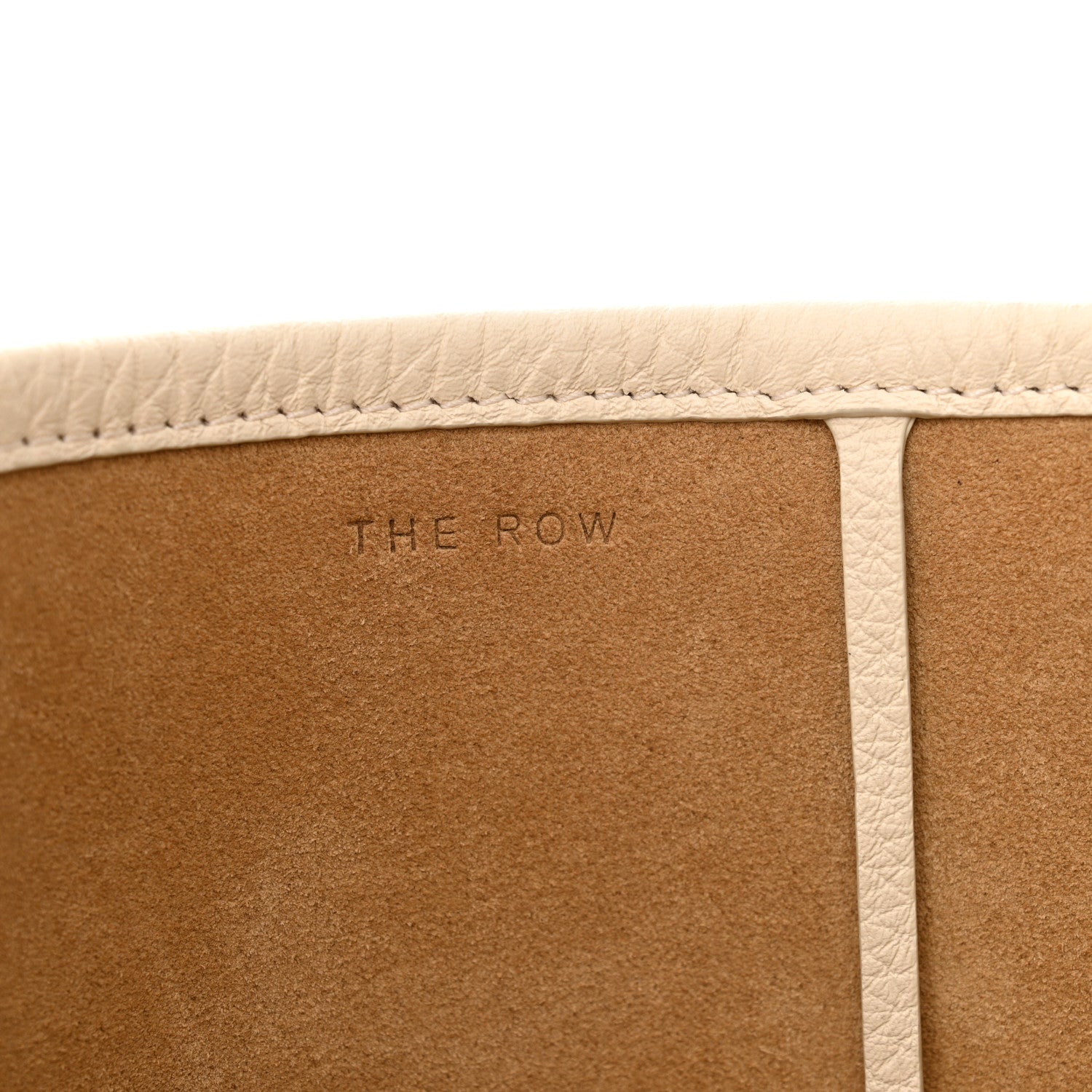 The Row Grained Calfskin Medium N/S Park Tote Ivory 7 of 10