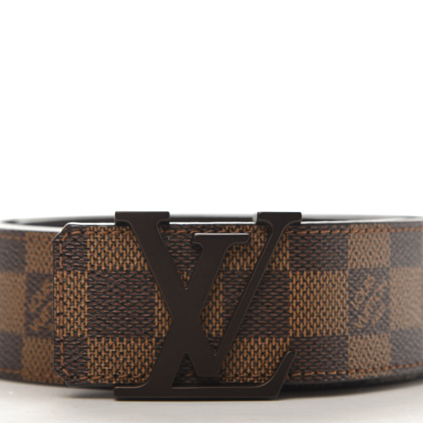 Damier Ebene 40mm LV Initiales Belt 95 38