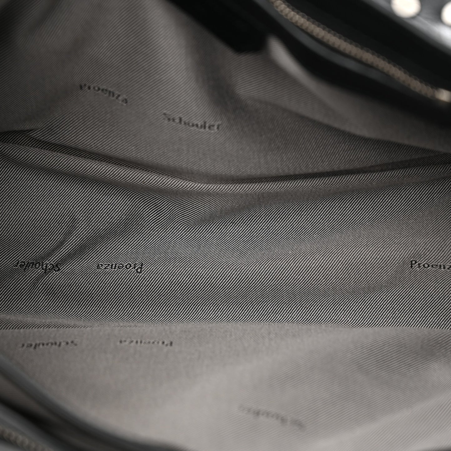 Lambskin Medium PS1 Plus Zip Satchel Black