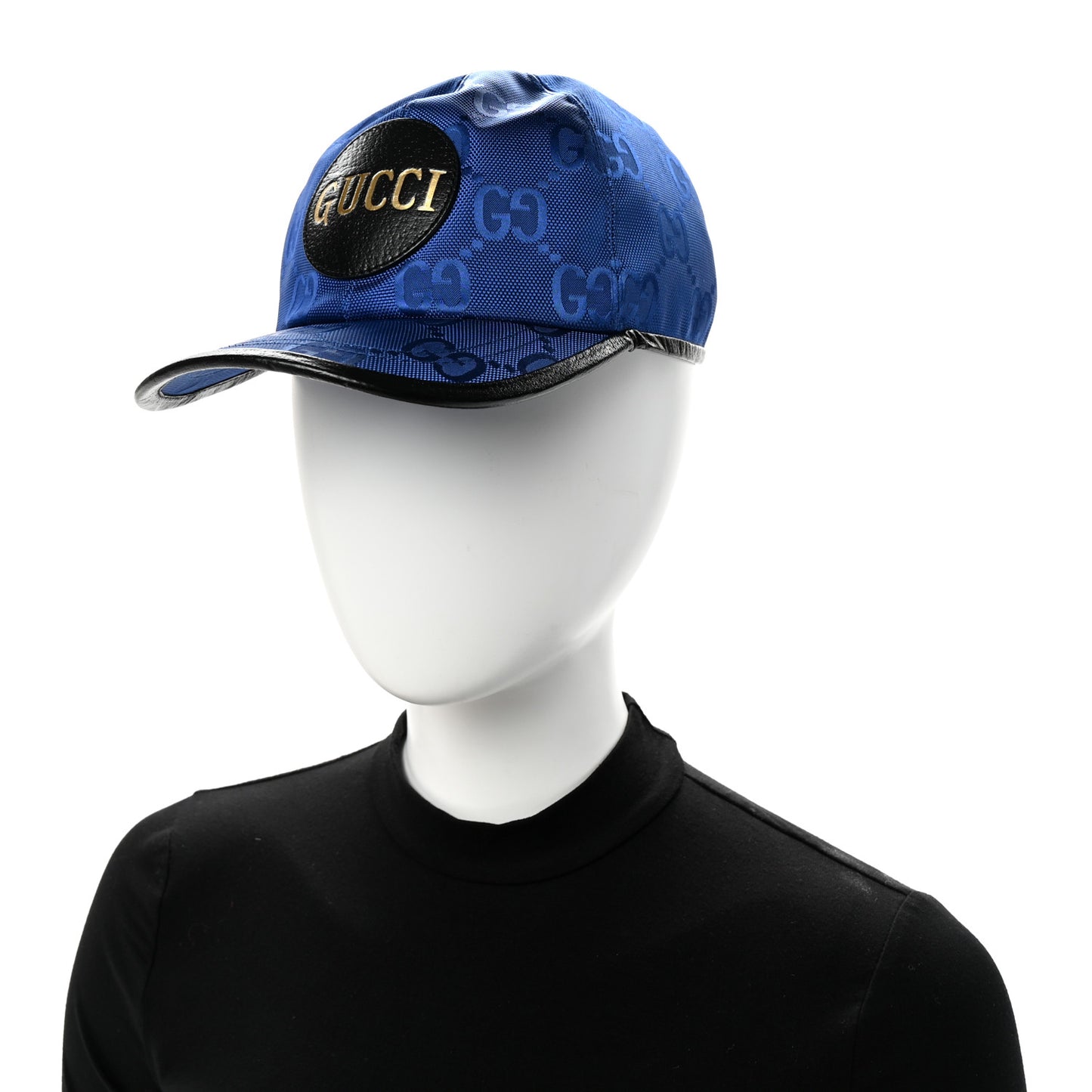 Econyl Nylon Monogram Off The Grid Baseball Hat M Orient Blue Black
