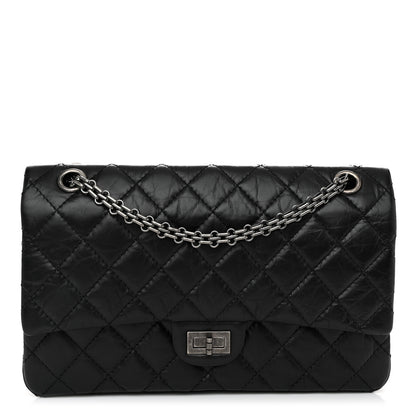 Chanel Aged Calfskin Quilted 2.55 Reissue 226 Flap Black 1 of 12