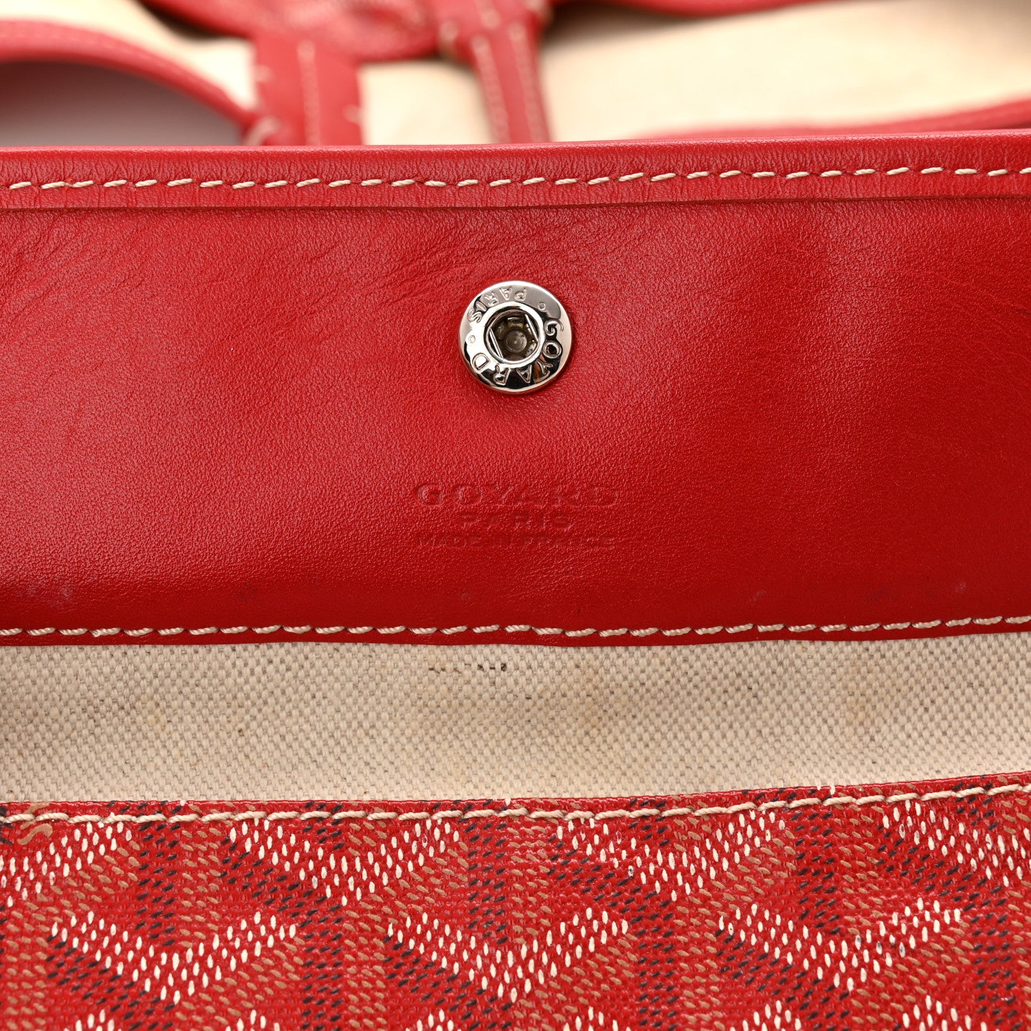 Goyard Goyardine Saint Louis GM Red 7 of 14