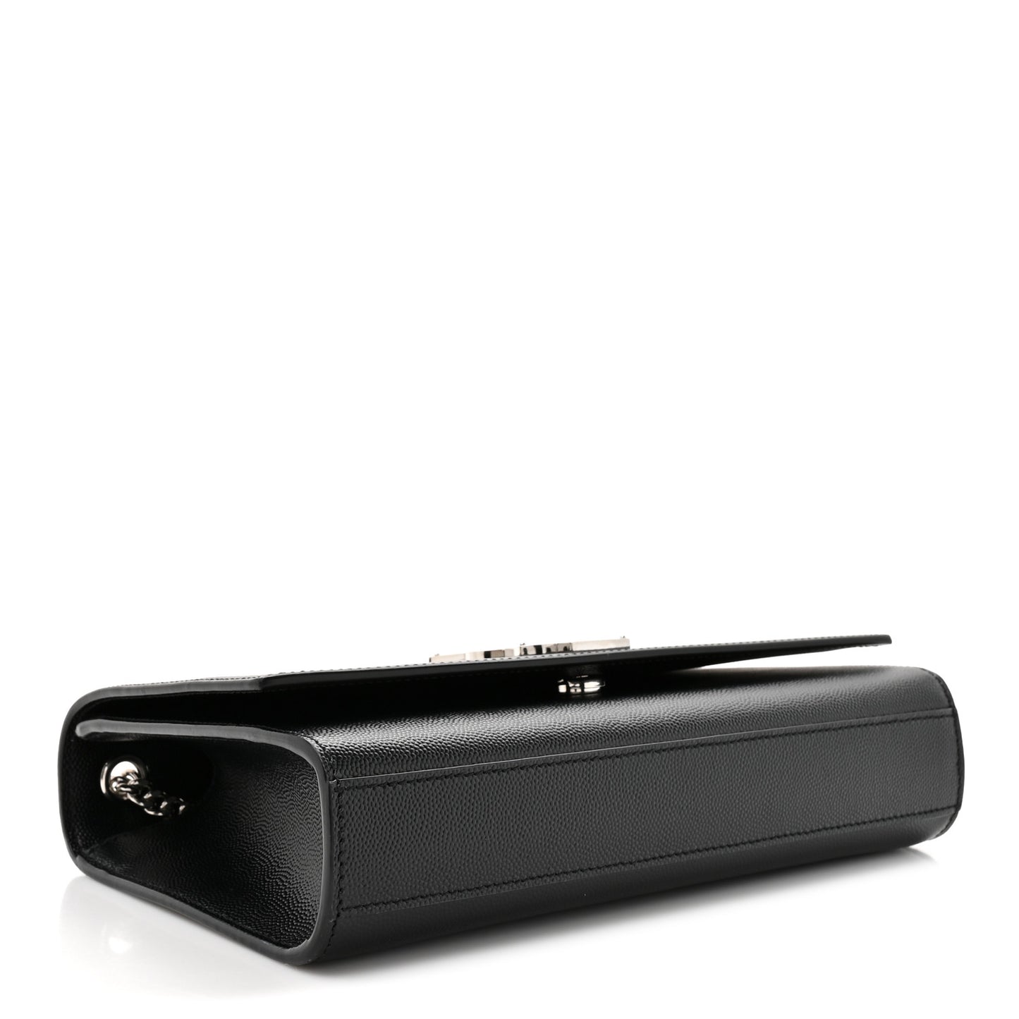 Grain De Poudre Medium Classic Monogram Kate Satchel Black